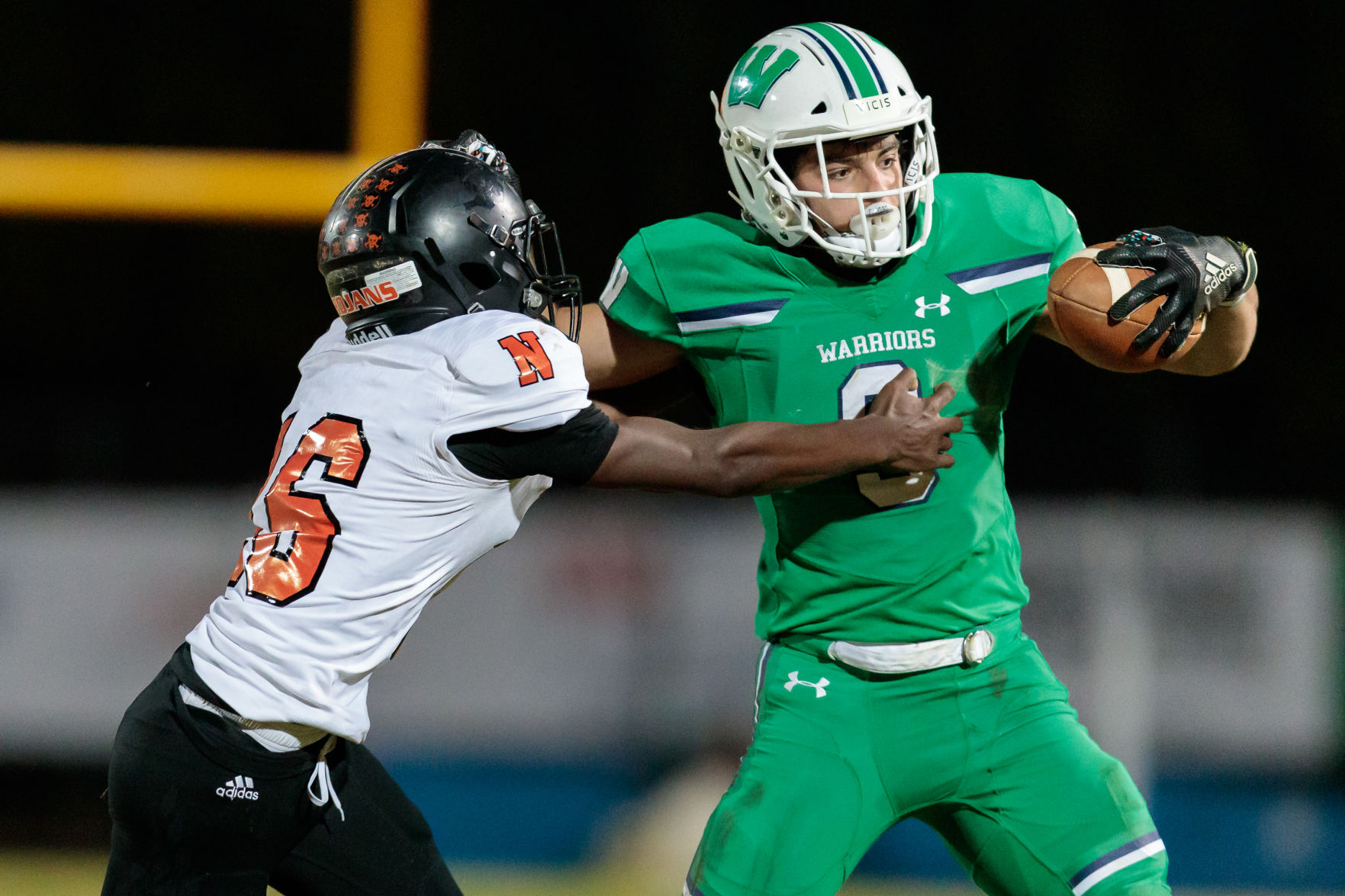 The Northwest Cabarrus Trojans fall to the Weddington Warriors in the third round of the 3AA State playoffs.